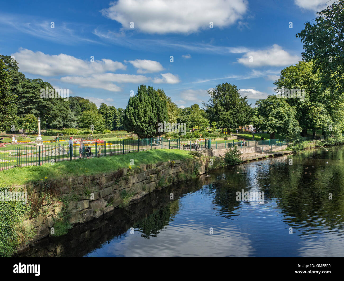 Congleton Park, Congleton, Cheshire, England, UK Stock Photo