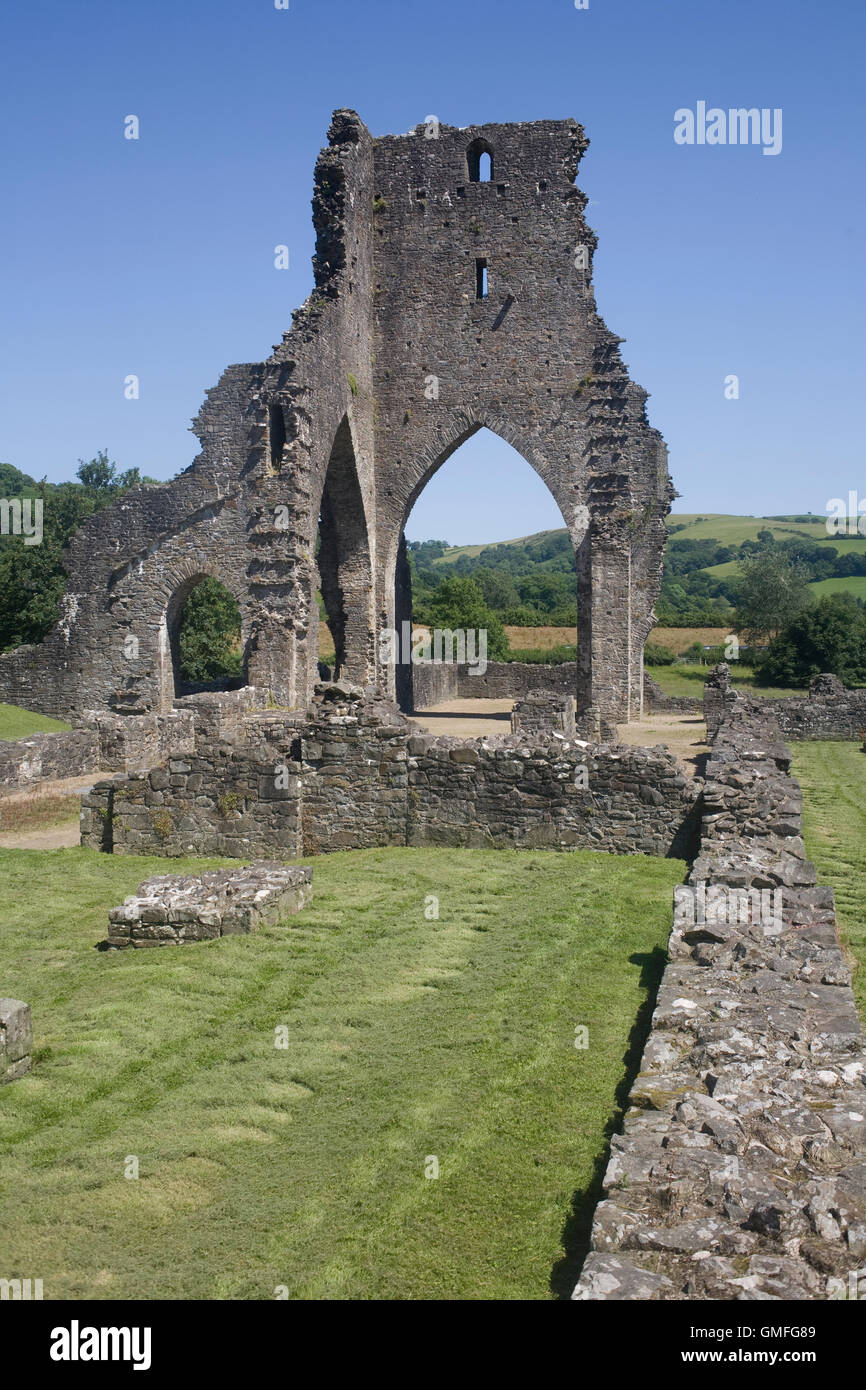 Talley Abbey ruins Stock Photo