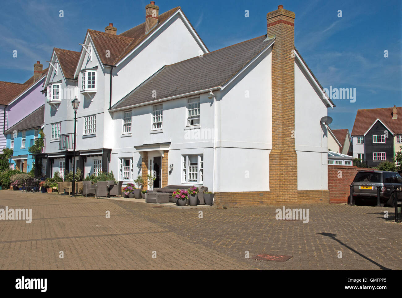 Wivenhoe, House Near River Colne, Essex, England Stock Photo Alamy