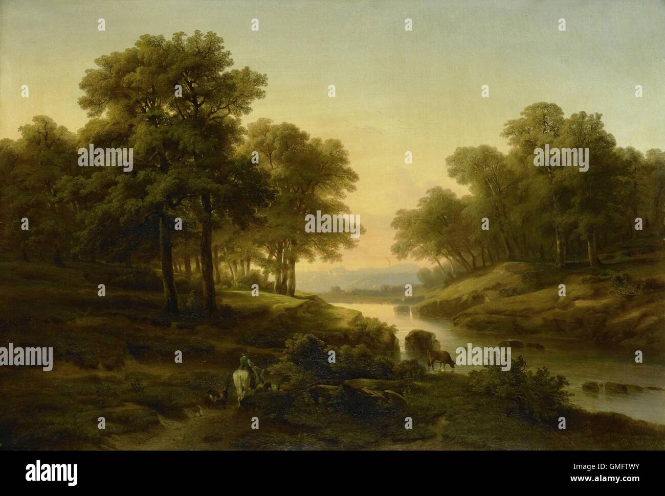 Landscape figures oil on canvas hi-res stock photography and Landscape figures oil on canvas hi-res stock photography and