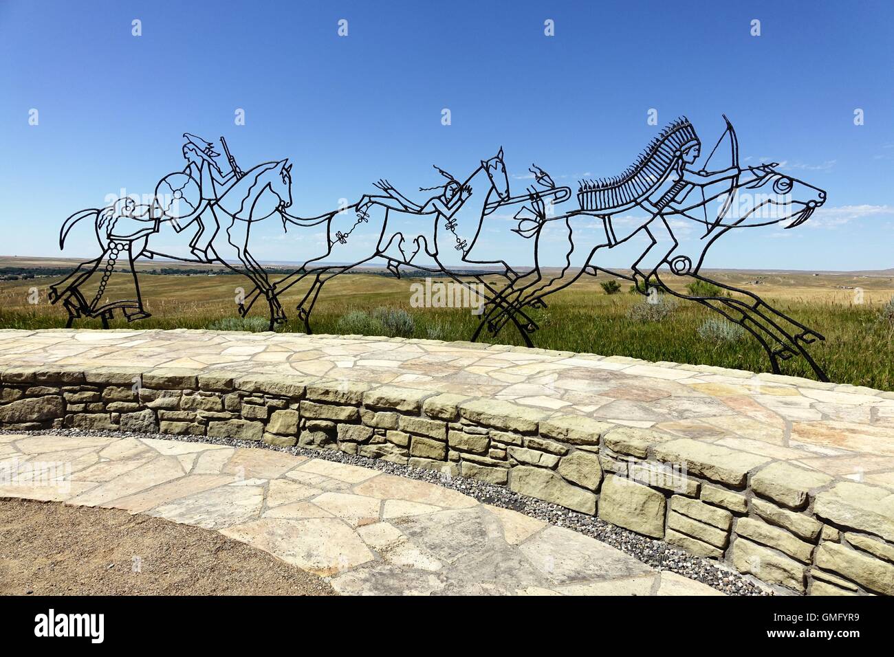 Indian Memorial, Little Bighorn Battlefield National Monument, Montana