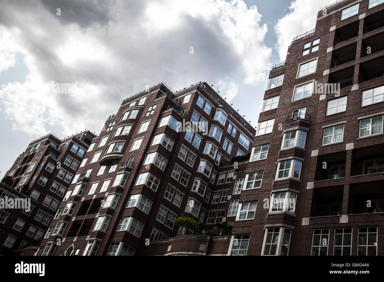 Apartment Building at Park Plaza St, Boston Stock Photo Alamy