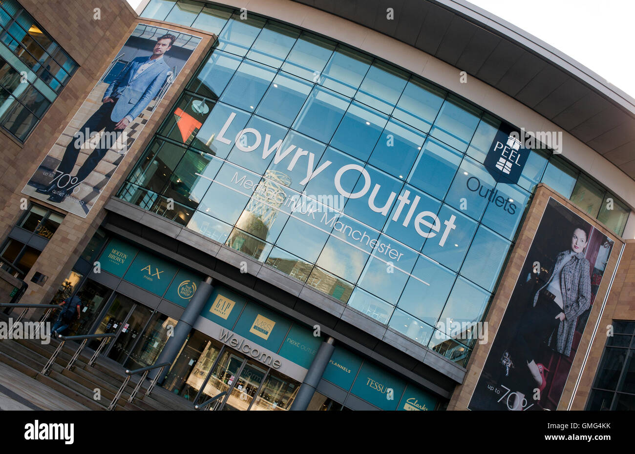 Lowry Outlet Mall Stock Photo Alamy