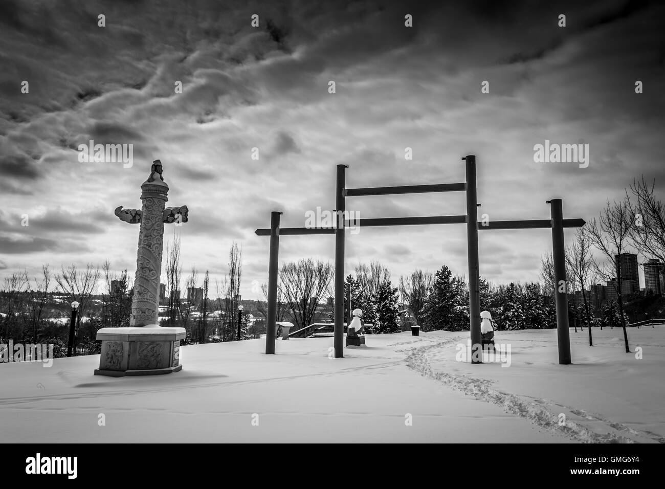 Edmonton canada winter hires stock photography and images Alamy