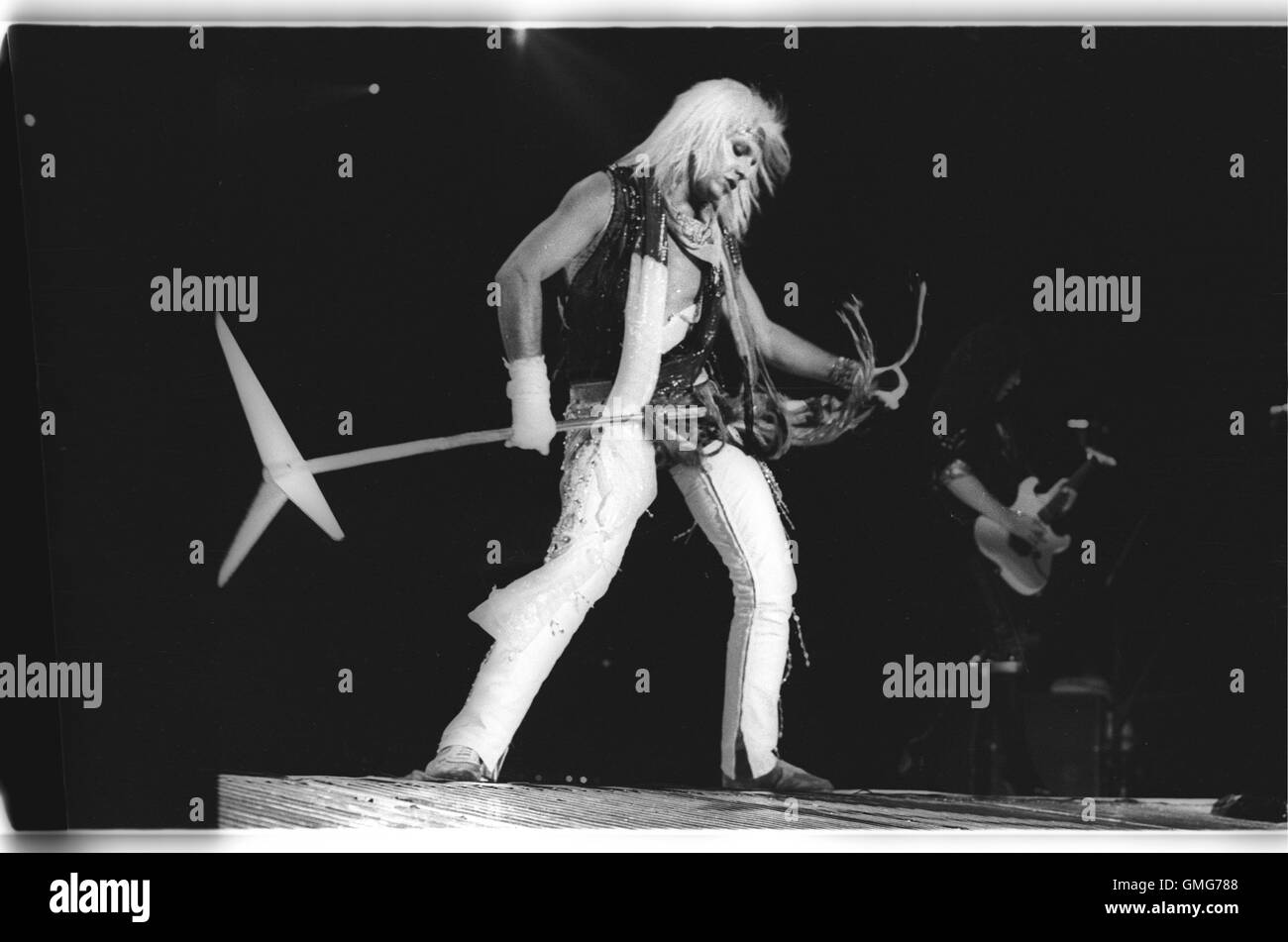 MOTLEY CRUE performing live on the Theatre Of Pain Tour at The 