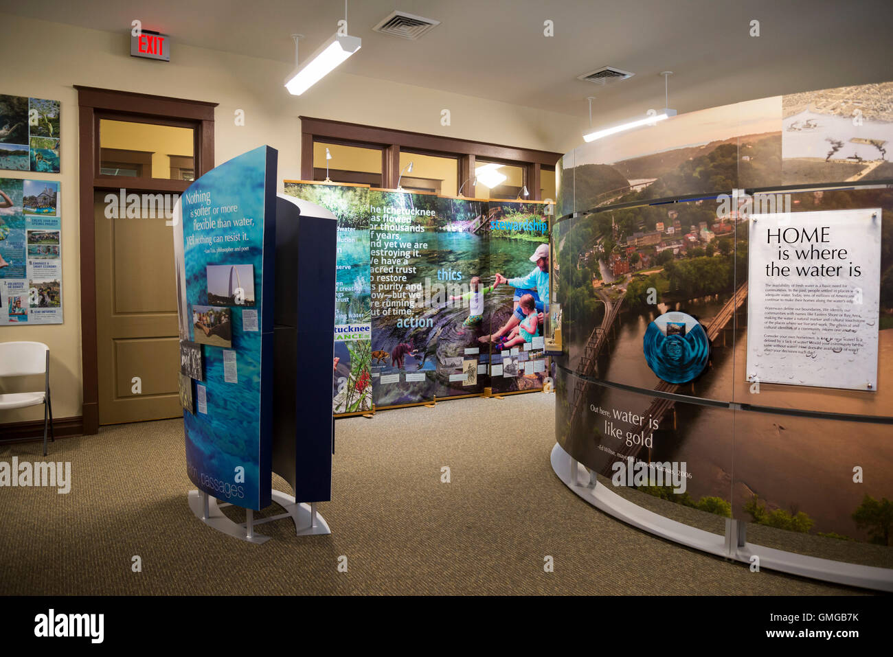 Water/Ways is a traveling exhibit of the Smithsonian Institution