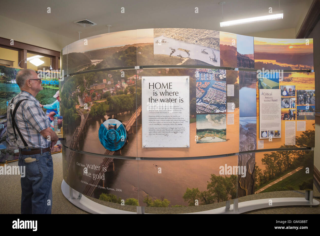 Water/Ways is a traveling exhibit of the Smithsonian Institution