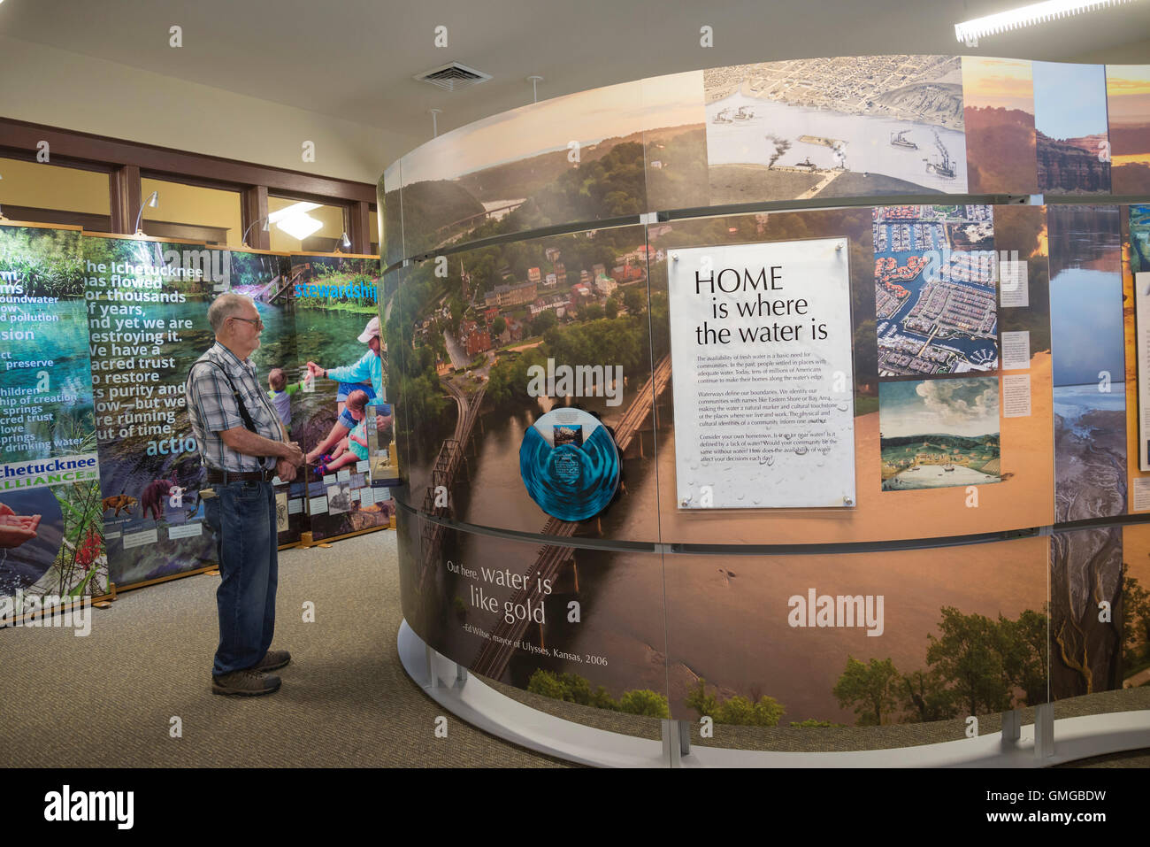 Water/Ways is a traveling exhibit of the Smithsonian Institution