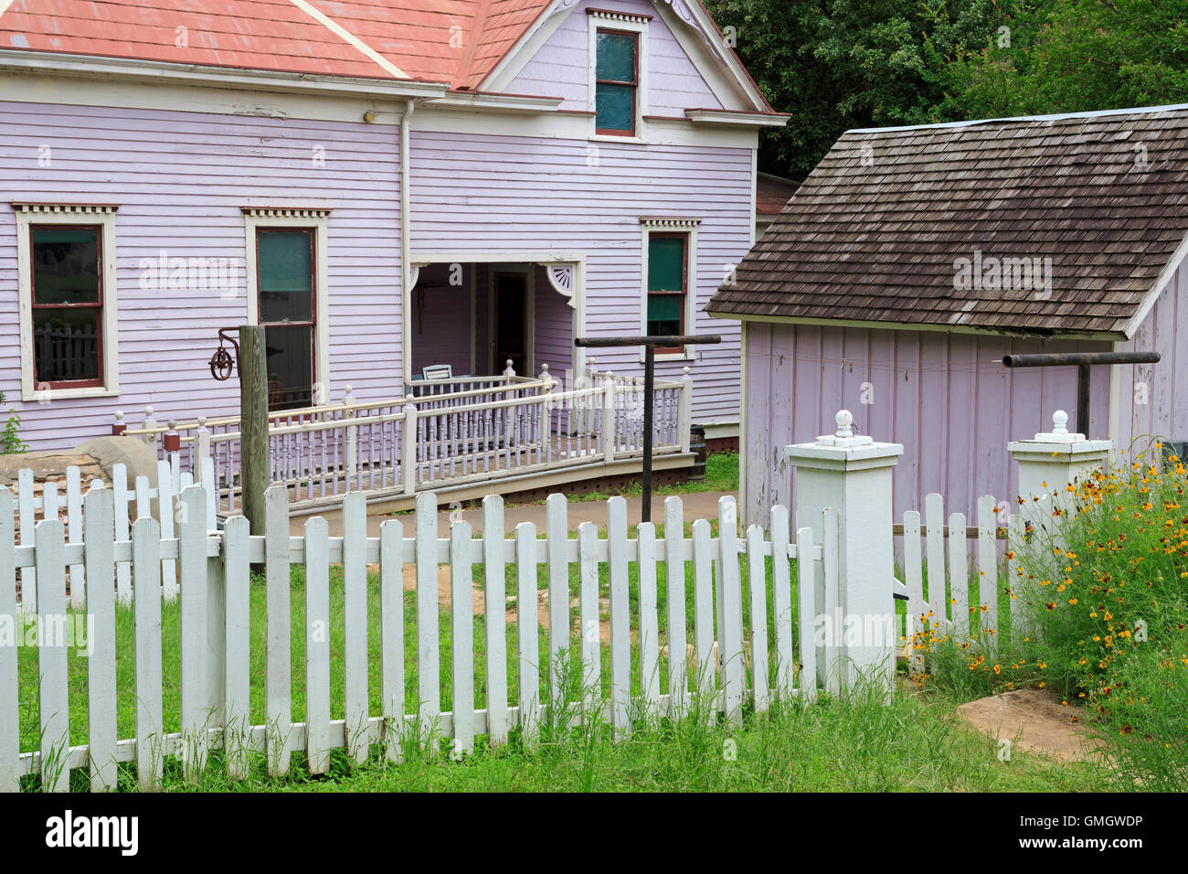 Blum House, Heritage Park, Dallas, Texas, USA Stock Photo Alamy