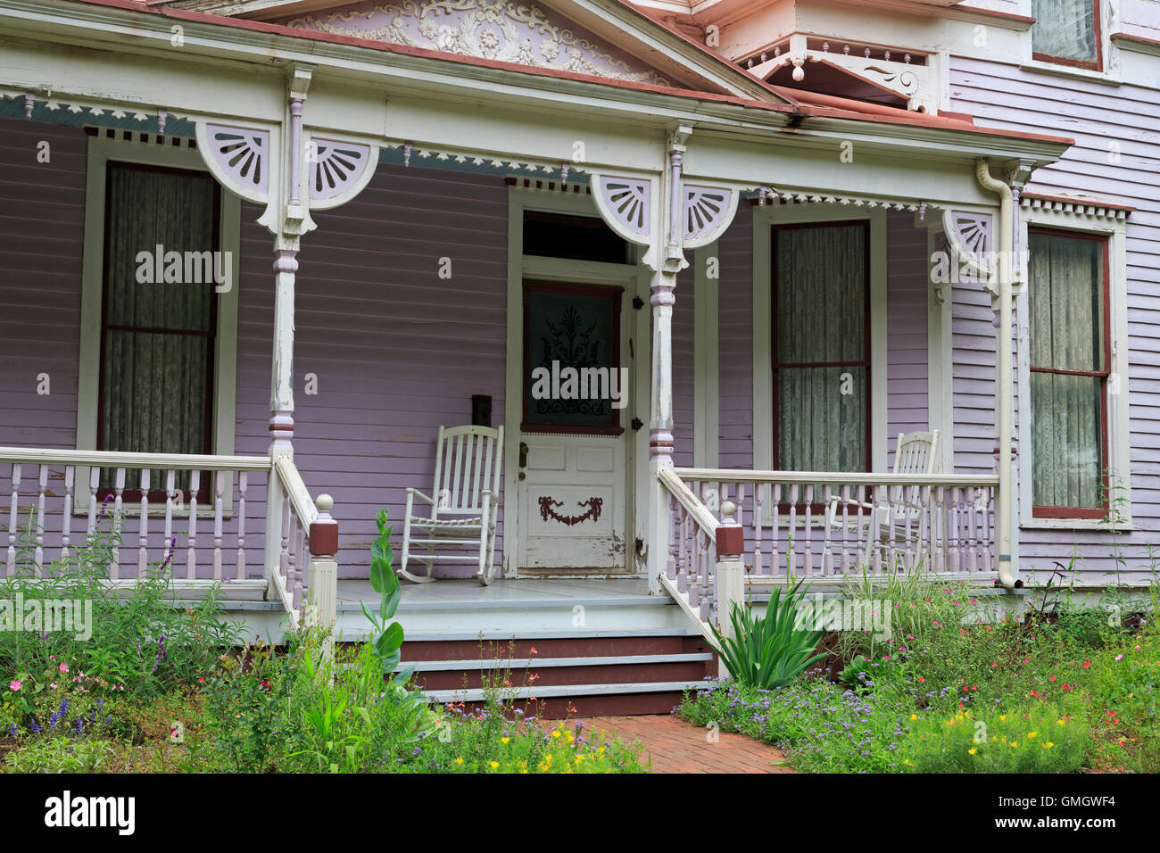 Blum House, Heritage Park, Dallas, Texas, USA Stock Photo Alamy