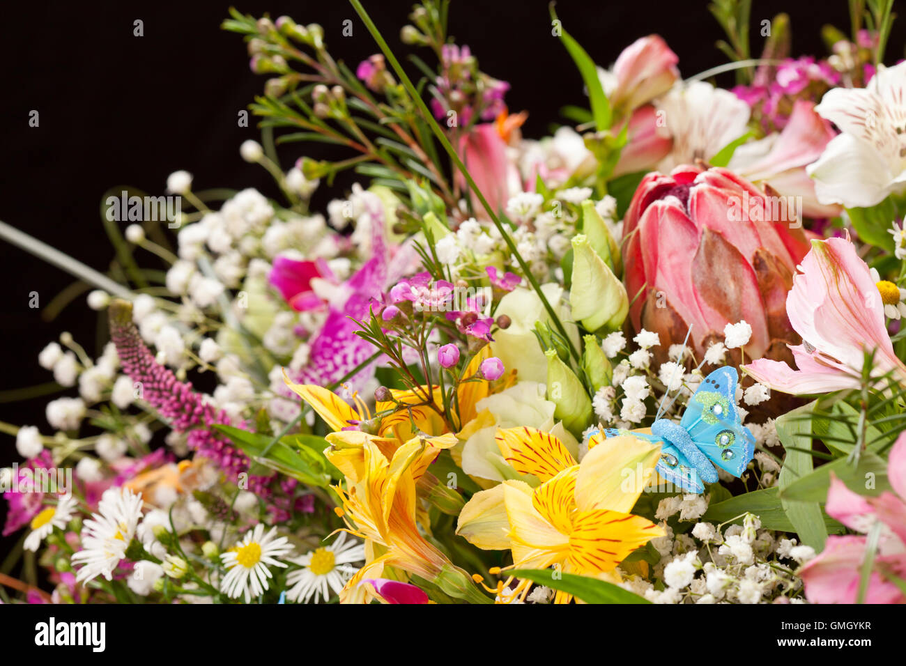 bouquet of colorful flowers Stock Photo - Alamy