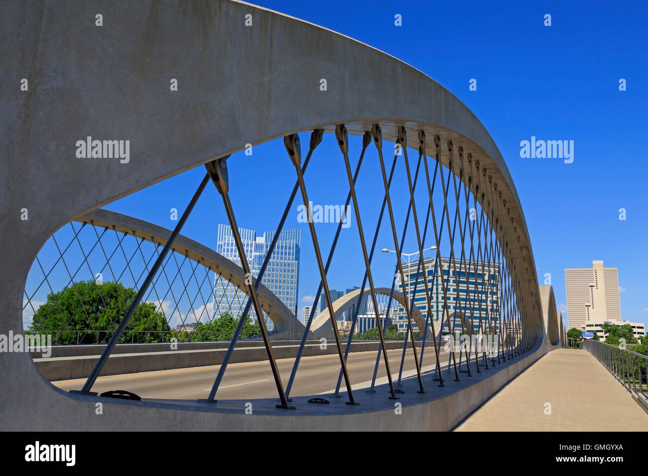 West 7th Street Bridge, Fort Worth, Texas, USA Stock Photo - Alamy