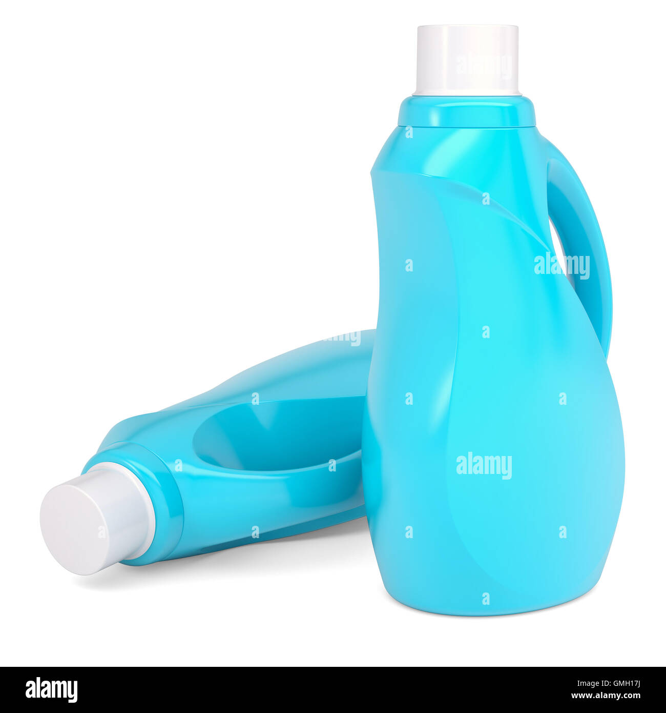 Two plastic bottles of household chemicals Stock Photo Alamy