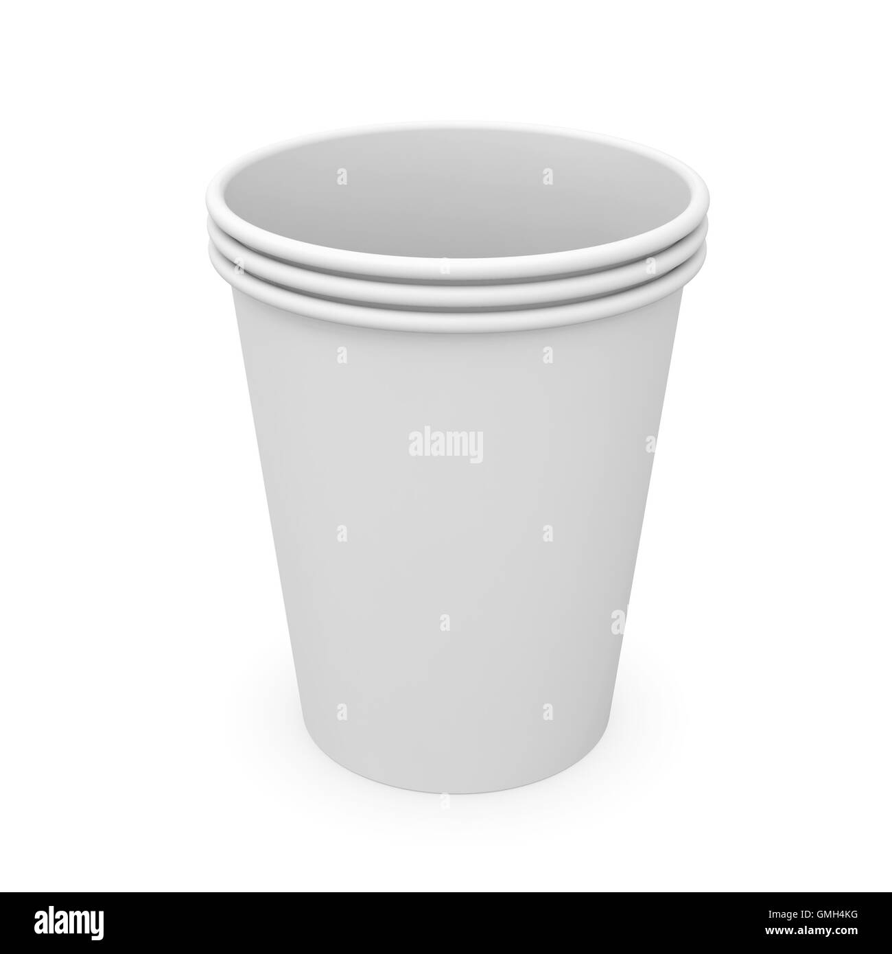 Group of white paper cups Stock Photo Alamy