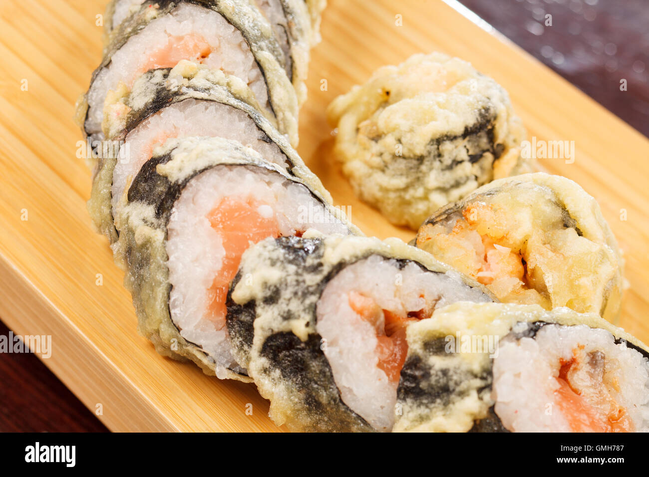 Tempura Maki Sushi Stock Photo Alamy