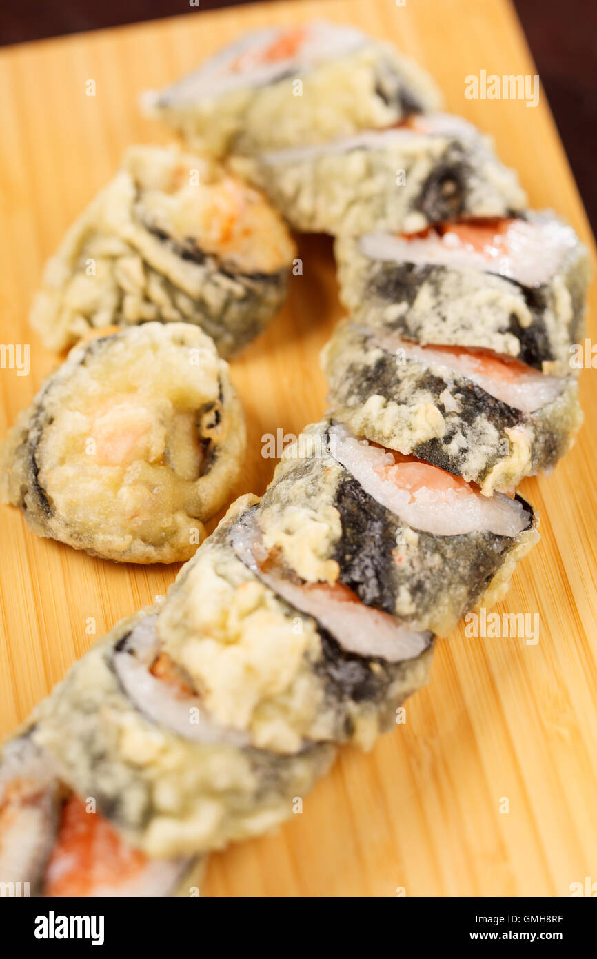 Tempura Maki Sushi Stock Photo Alamy