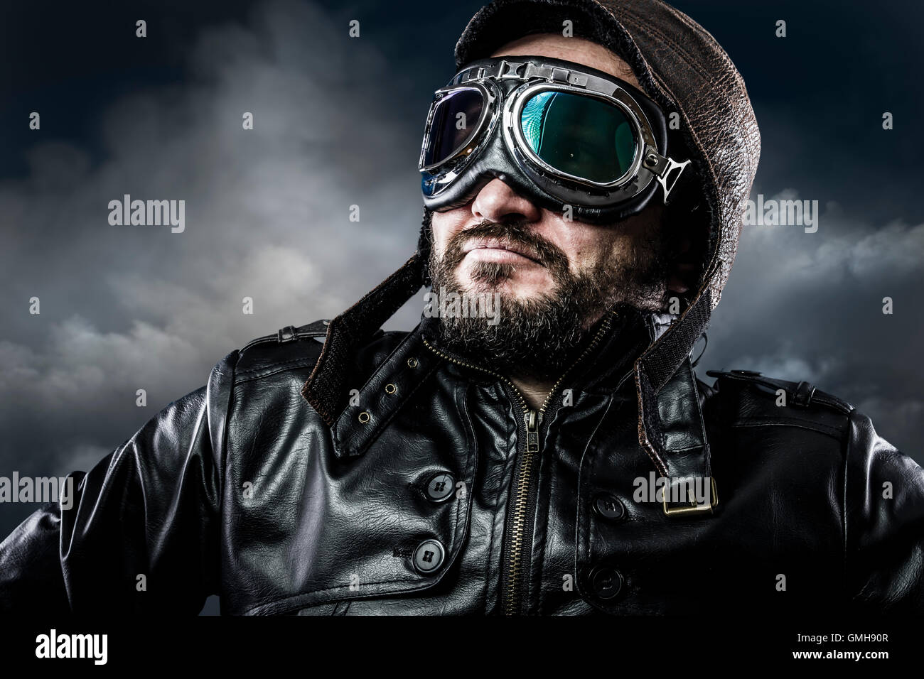 Vintage aviator hat hires stock photography and images Alamy