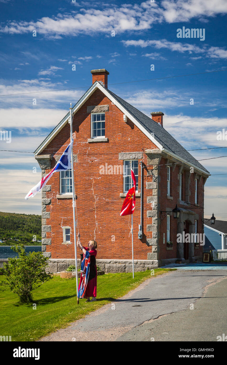 The historic Museum building in Harbour Grace, Newfoundland and