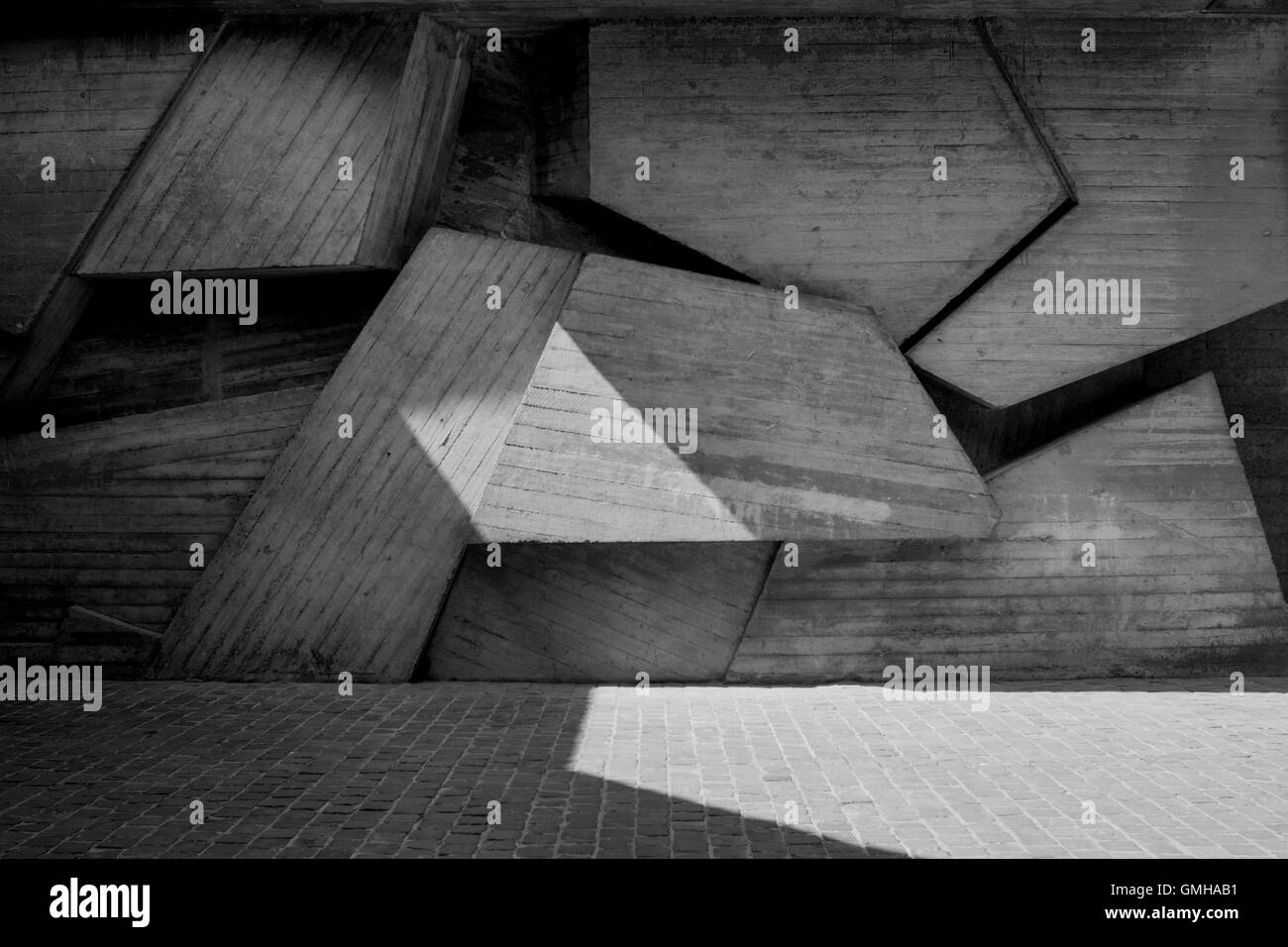Abstract geometric background of the concrete Stock Photo Alamy