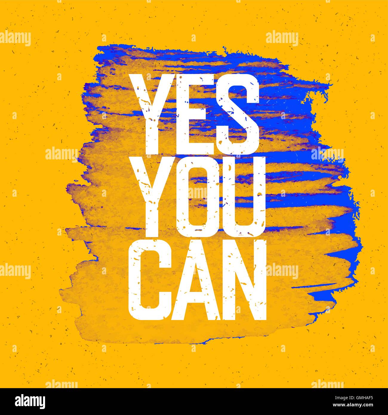https://c8.alamy.com/comp/GMHAF5/motivational-poster-with-lettering-yes-you-can-on-yellow-pape-GMHAF5.jpg