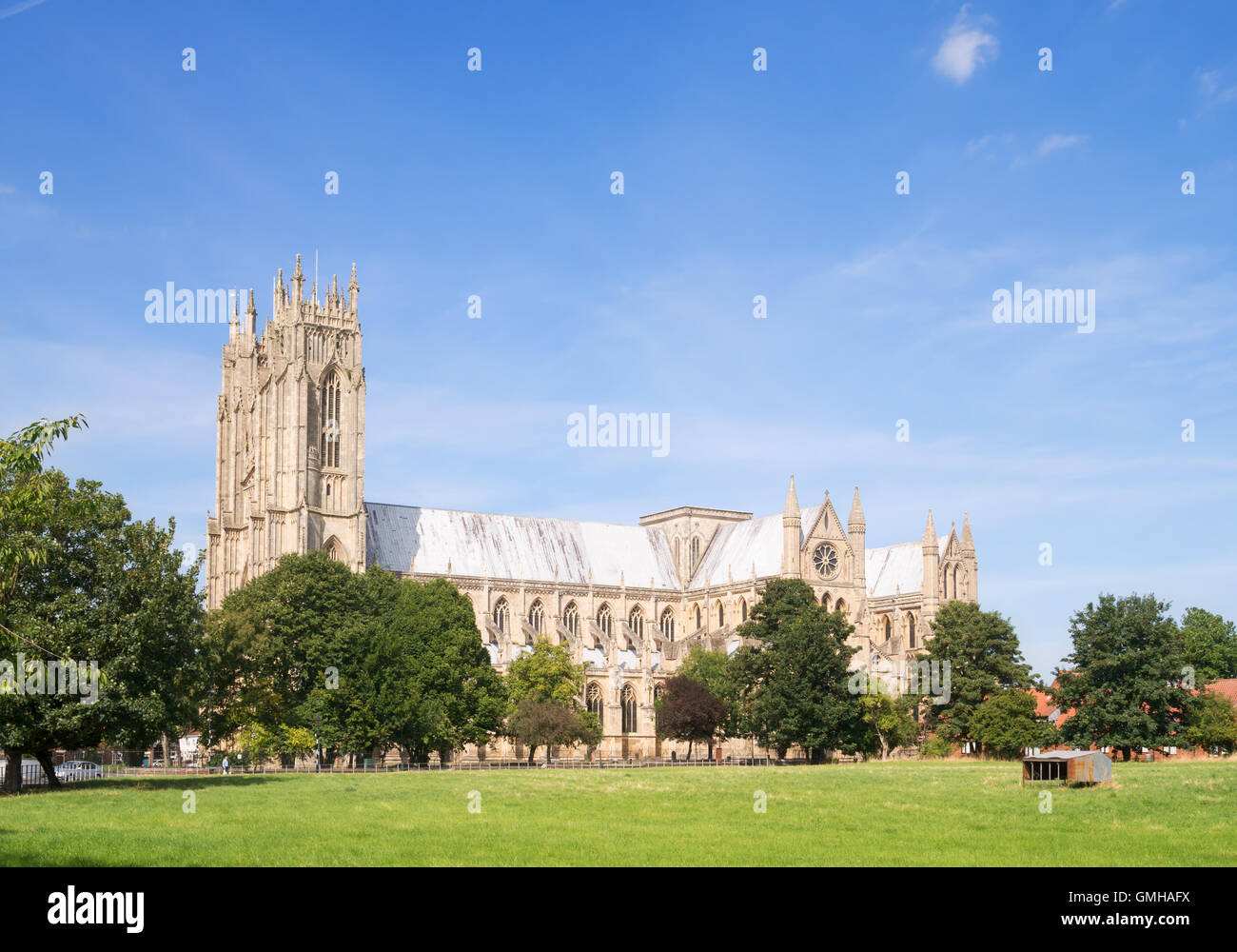 The south facade of Beverley MInster, East Riding of Yorkshire, England, UK Stock Photo