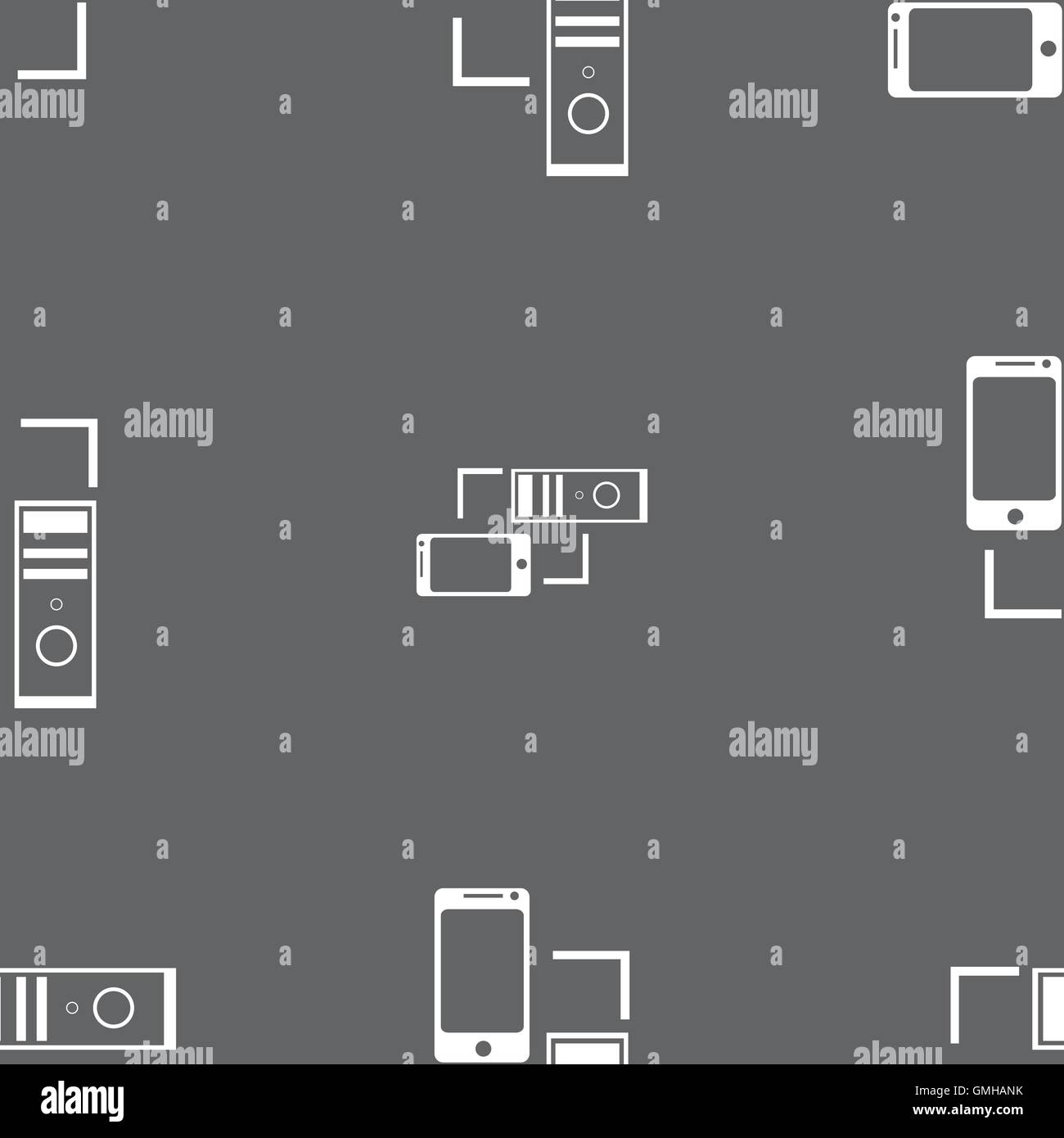 Synchronization sign icon. communicators sync symbol. Data exchange ...