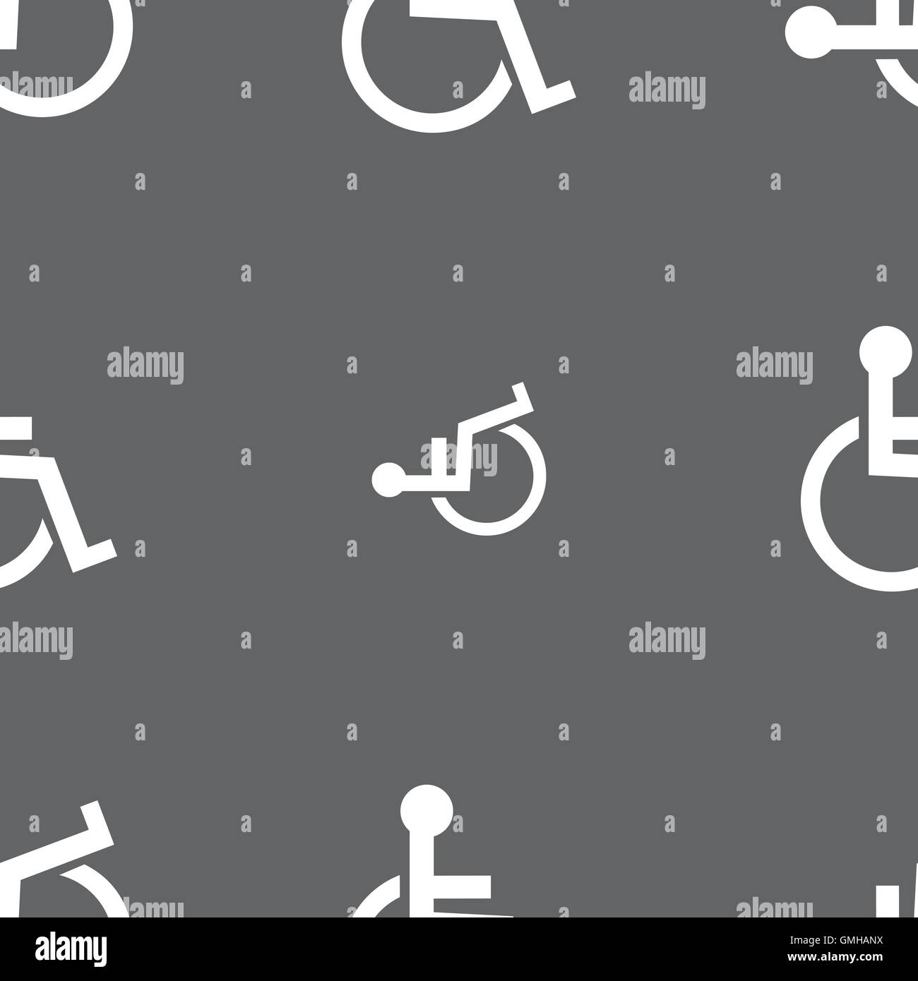 Disabled sign icon. Human on wheelchair symbol. Handicapped invalid ...
