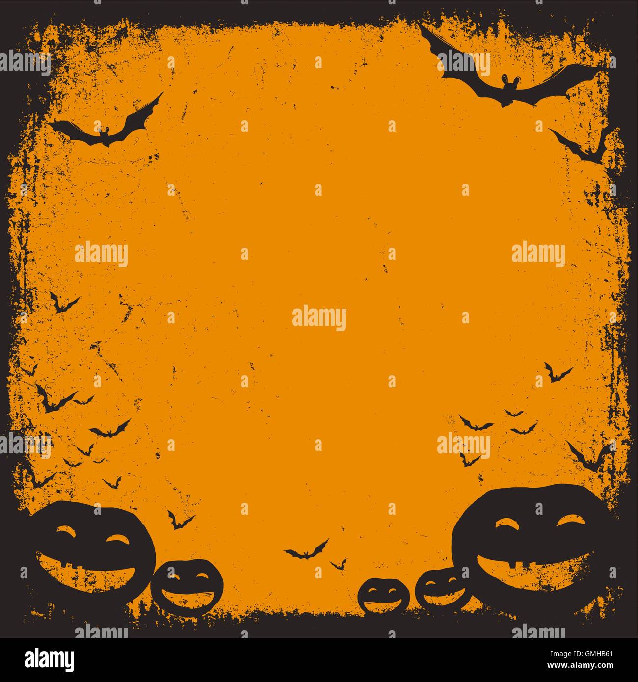 Halloween themed background with space for text Stock Vector