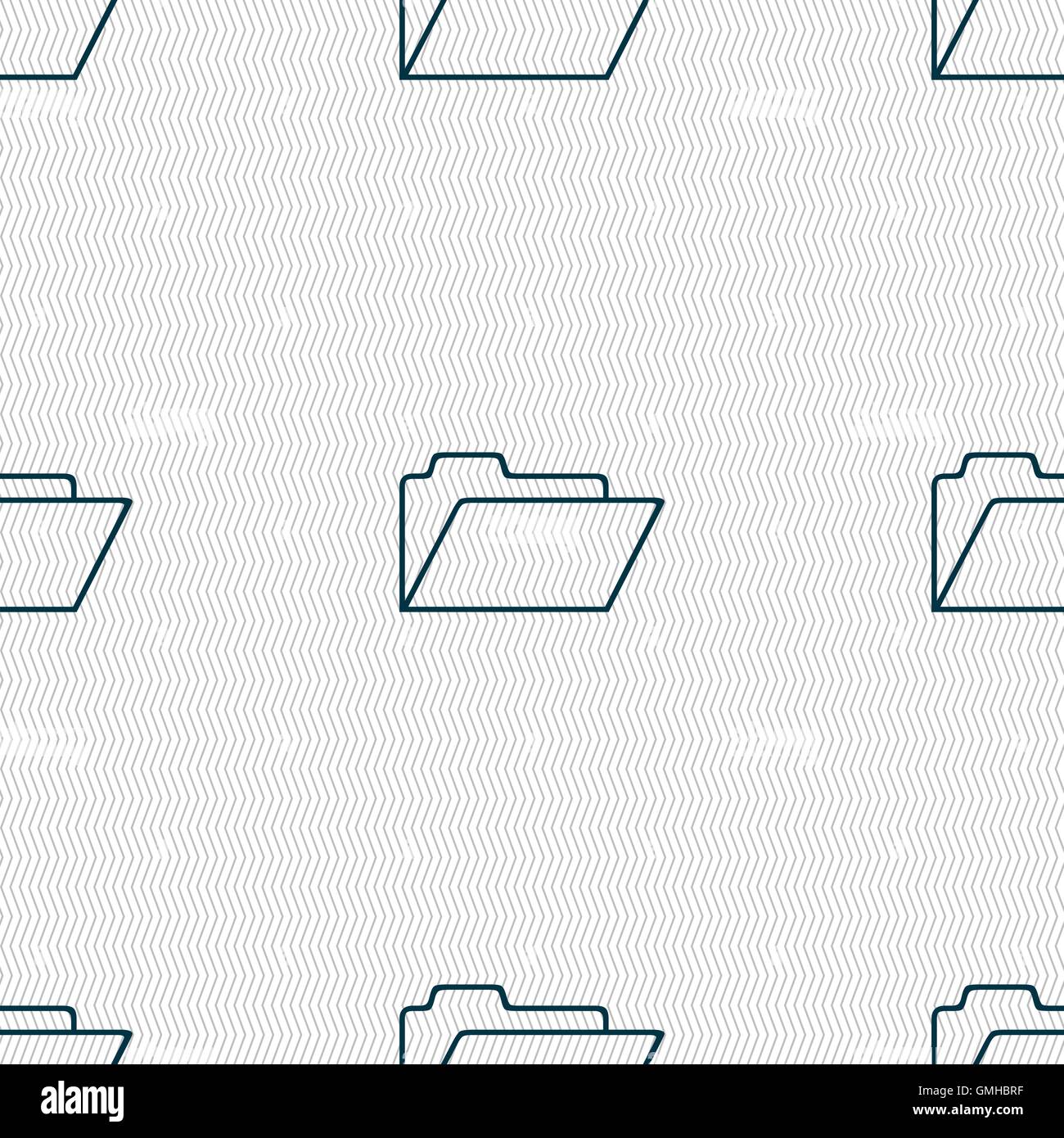 Document folder sign. Accounting binder symbol. Seamless abstract ...