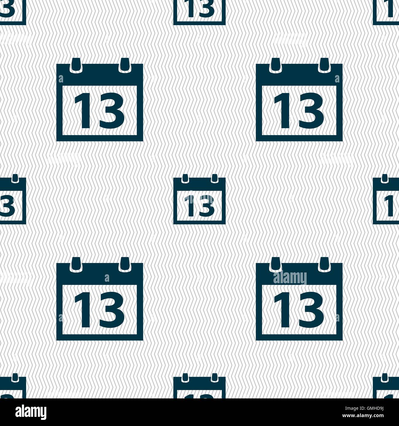 Calendar sign icon. days month symbol. Date button. Seamless abstract ...