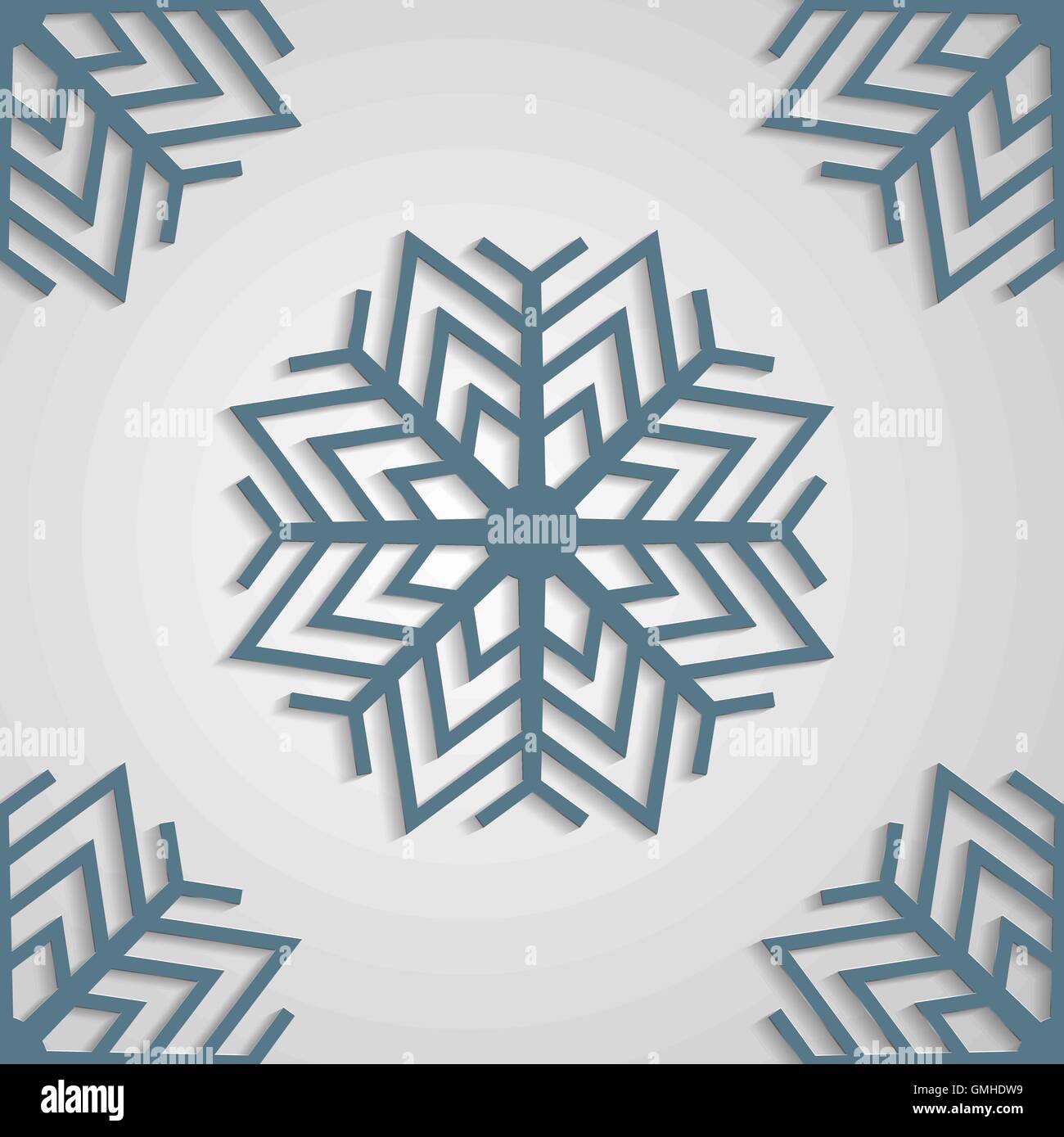 Seamless background of snowflakes, vector illustration Stock Vector ...