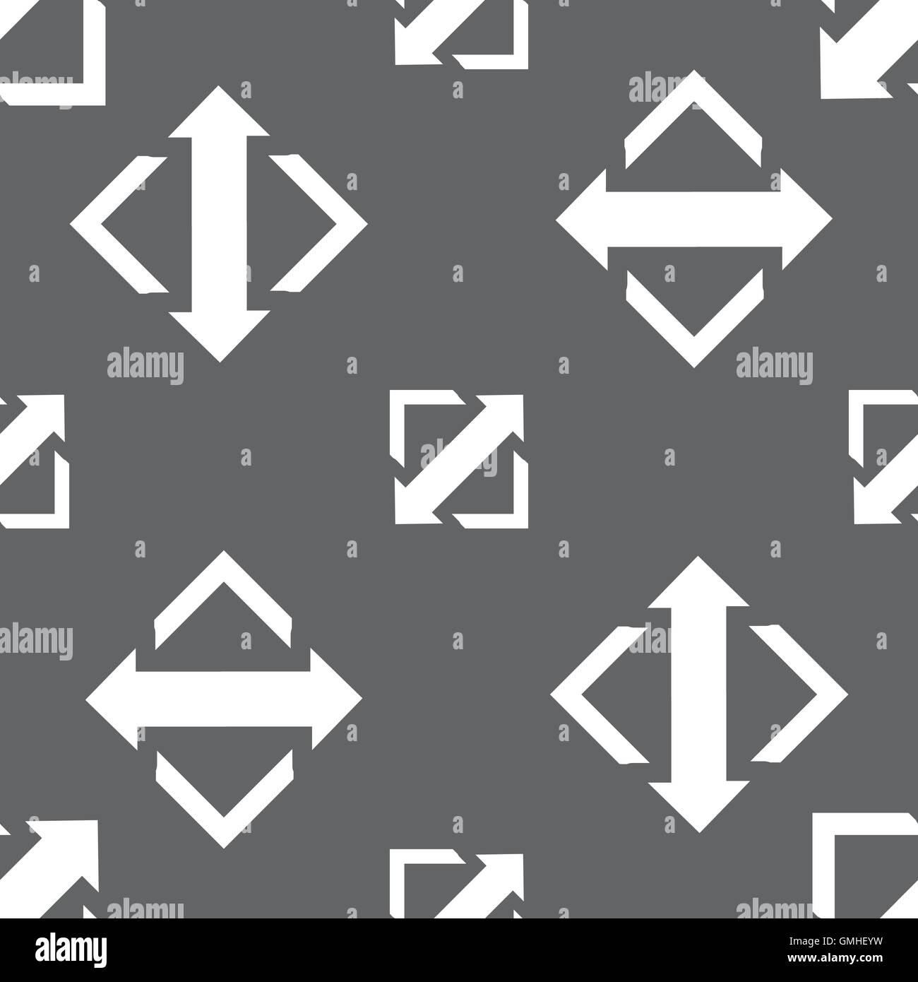Deploying video, screen size icon sign. Seamless pattern on a gray ...