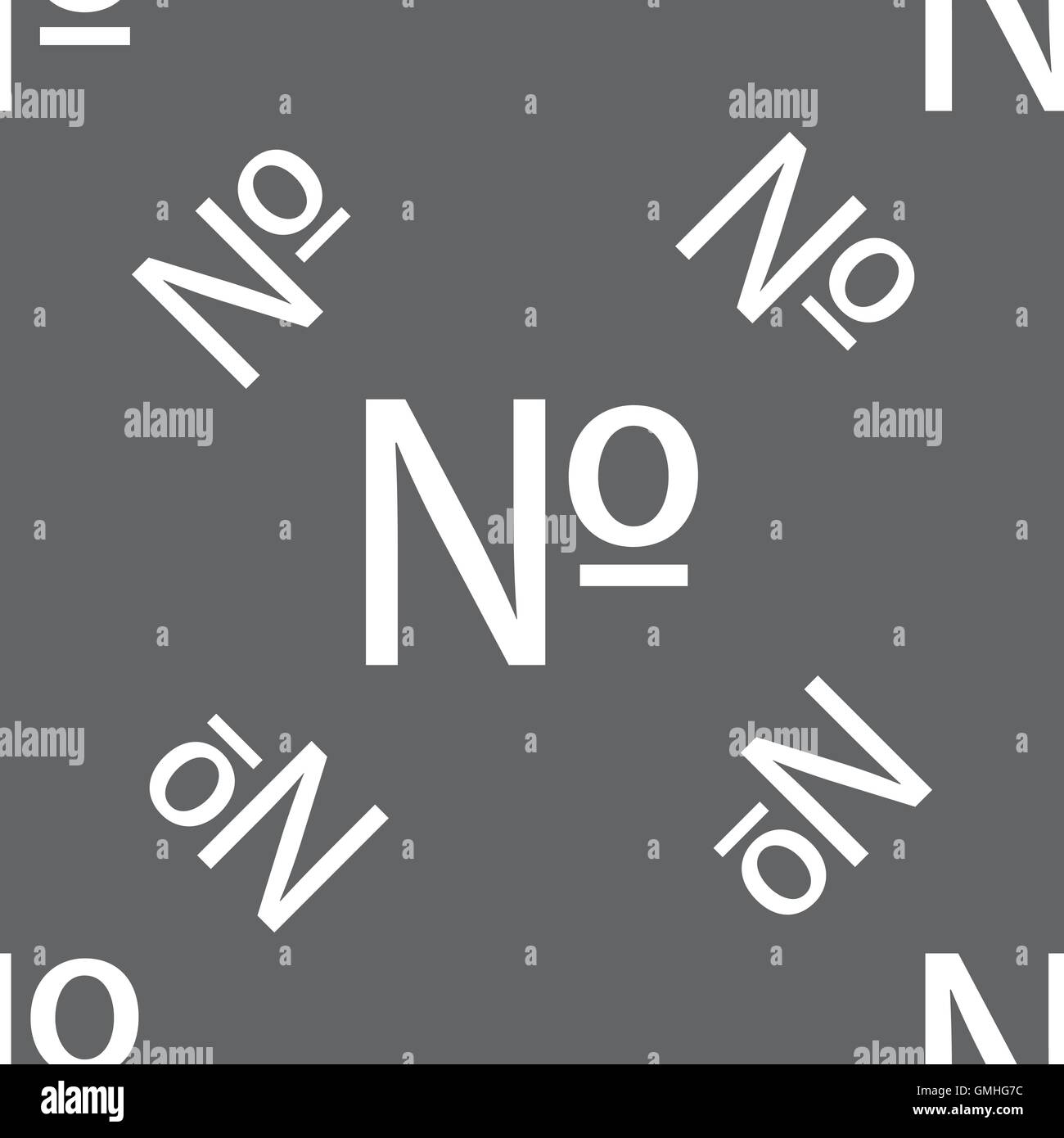 number icon. Set Flat modern. Seamless pattern on a gray background ...
