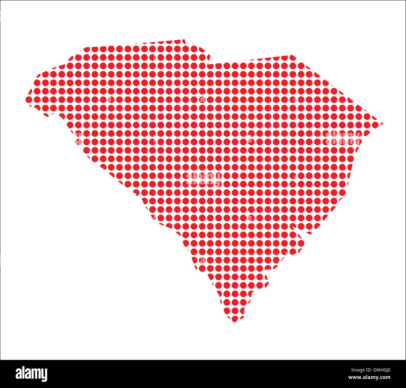 South carolina map vector hires stock photography and images Alamy