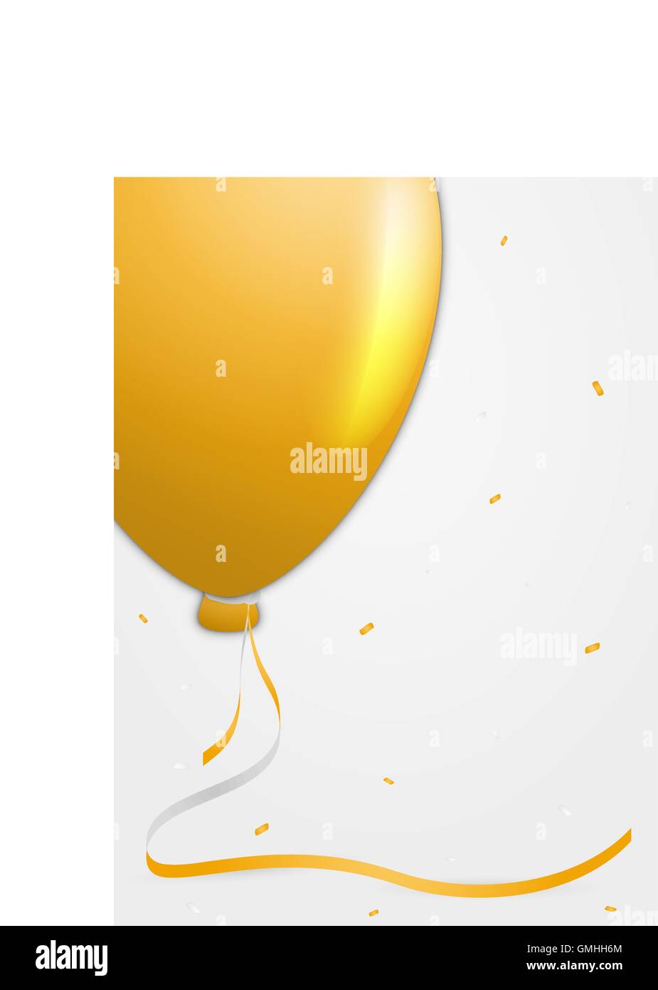 invitation-card-with-balloon-stock-vector-image-art-alamy