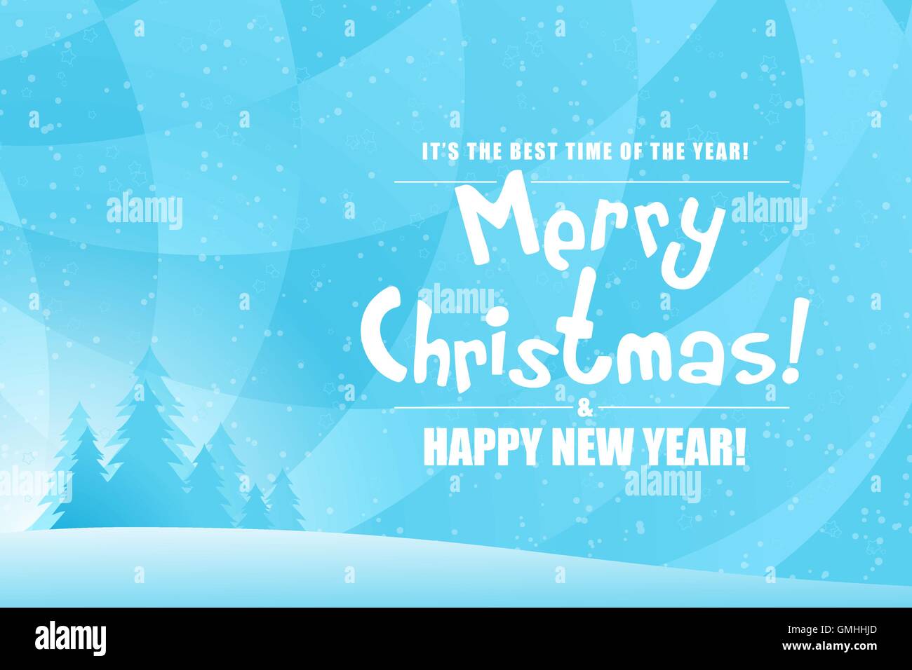 Merry Christmas Landscape Stock Vector Image & Art - Alamy