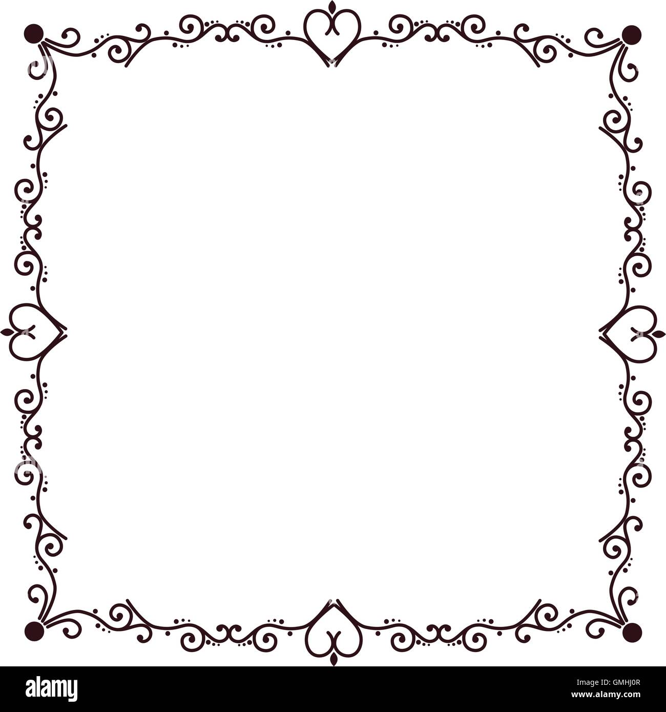 frame card design Stock Vector Image & Art - Alamy