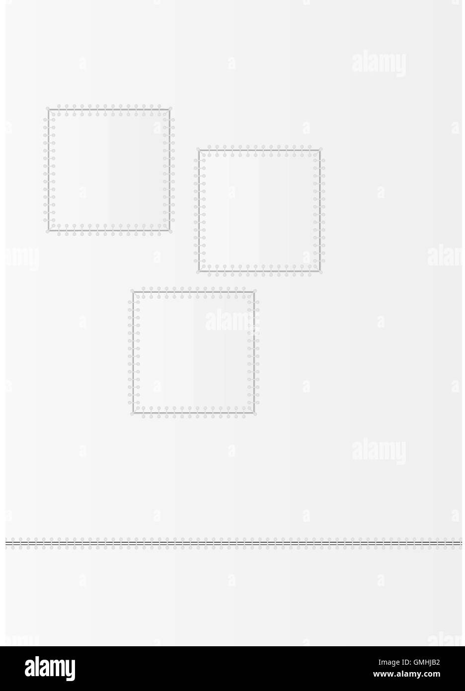 patched squares Stock Vector