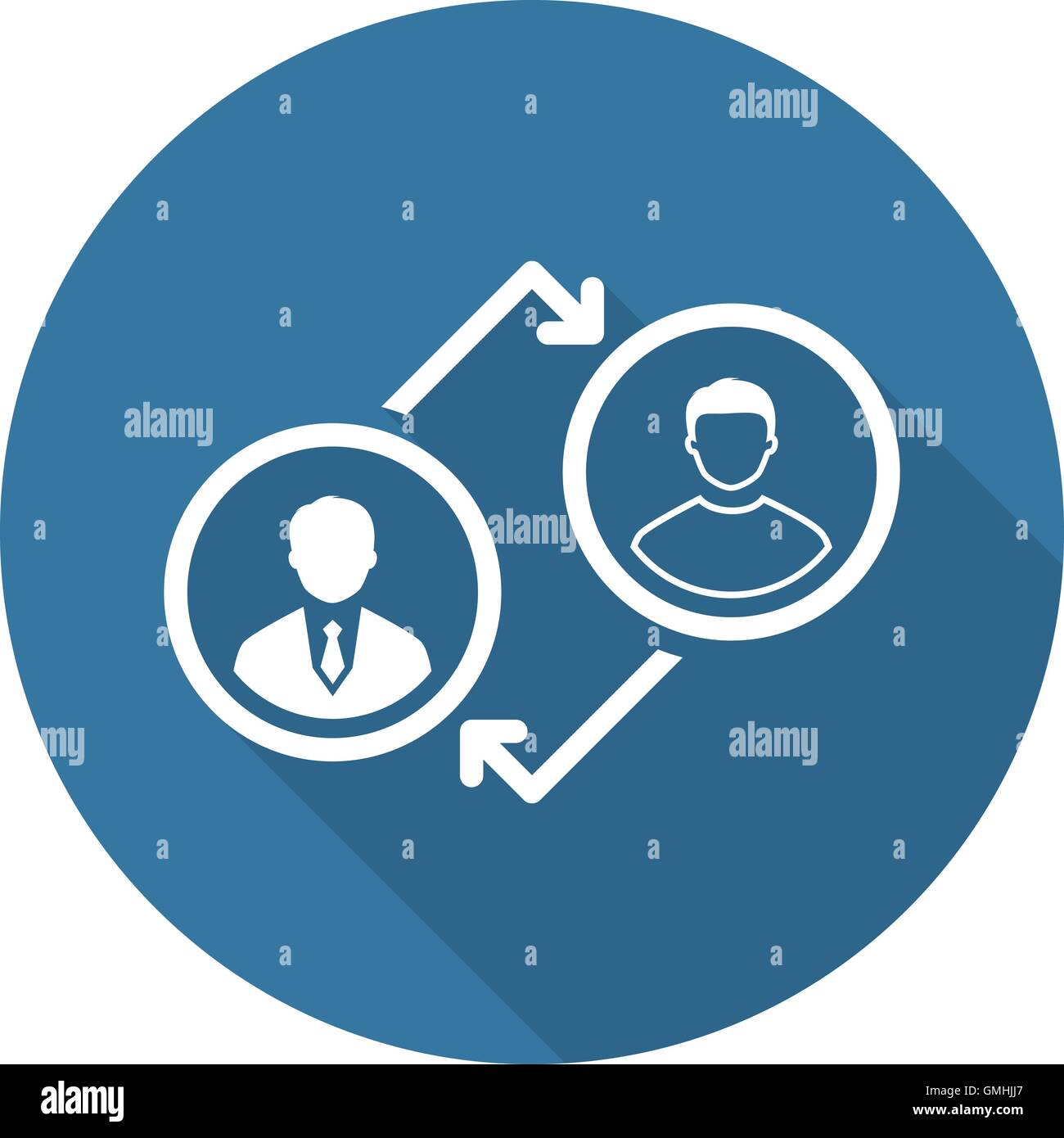 Coaching Icon. Business Concept. Flat Design Stock Vector Image & Art -  Alamy