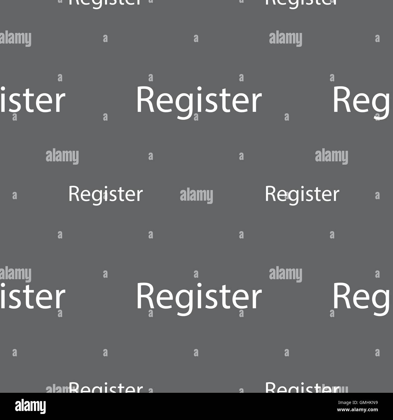Register sign icon. Membership symbol. Website navigation. Seamless ...