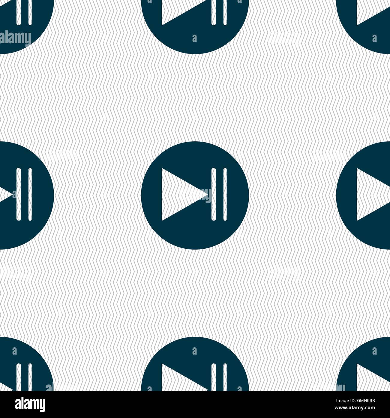 play button icon. Seamless abstract background with geometric shapes ...