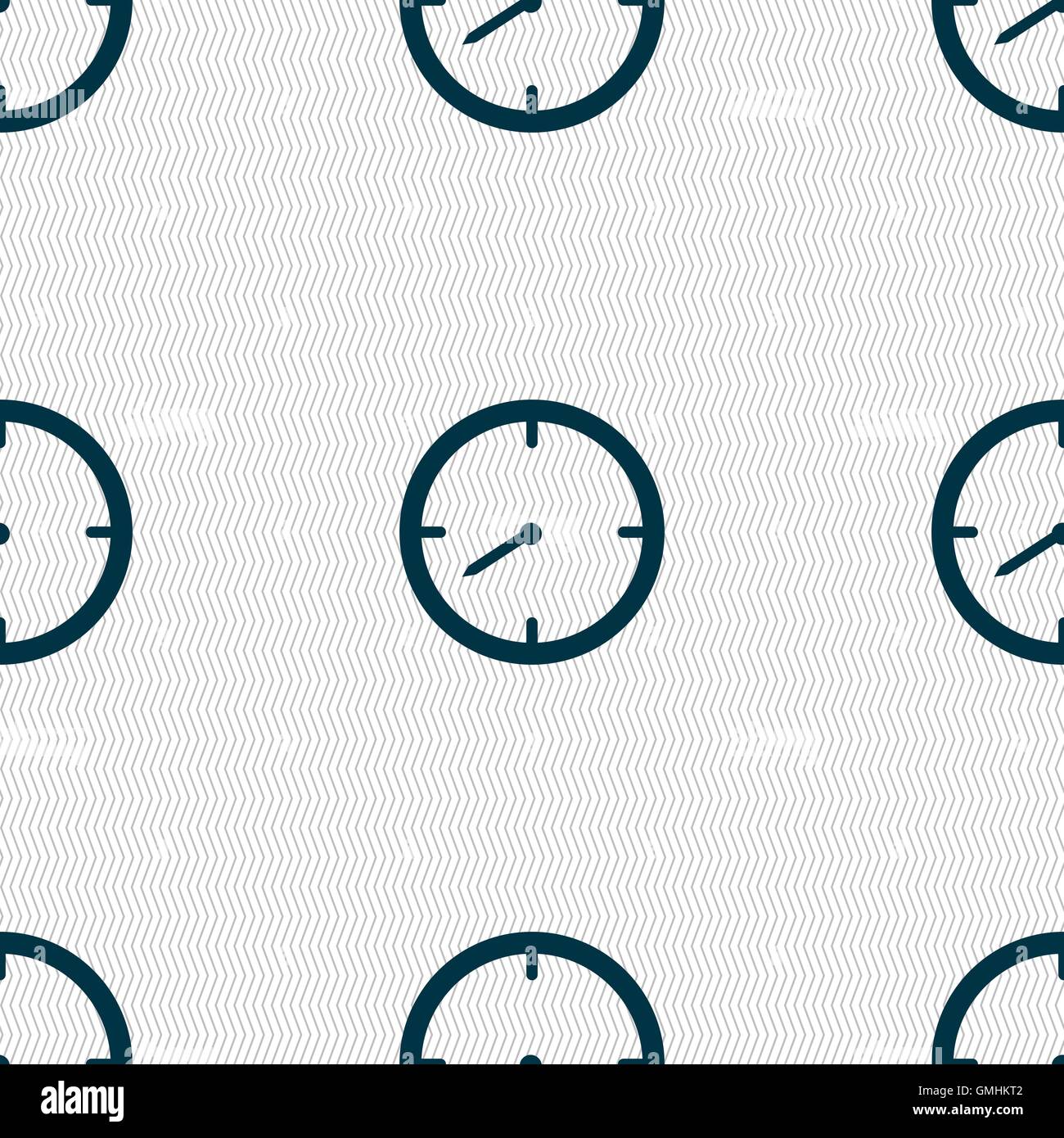Timer sign icon. Stopwatch symbol. Seamless abstract background with ...