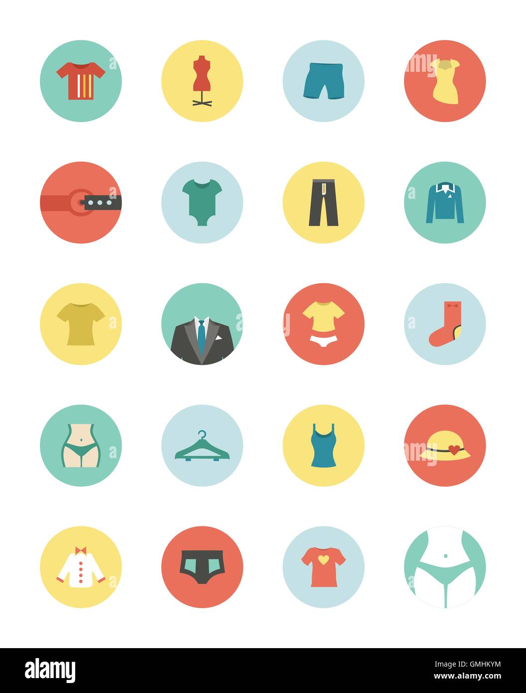 Clothing circle icon Stock Vector Image & Art - Alamy