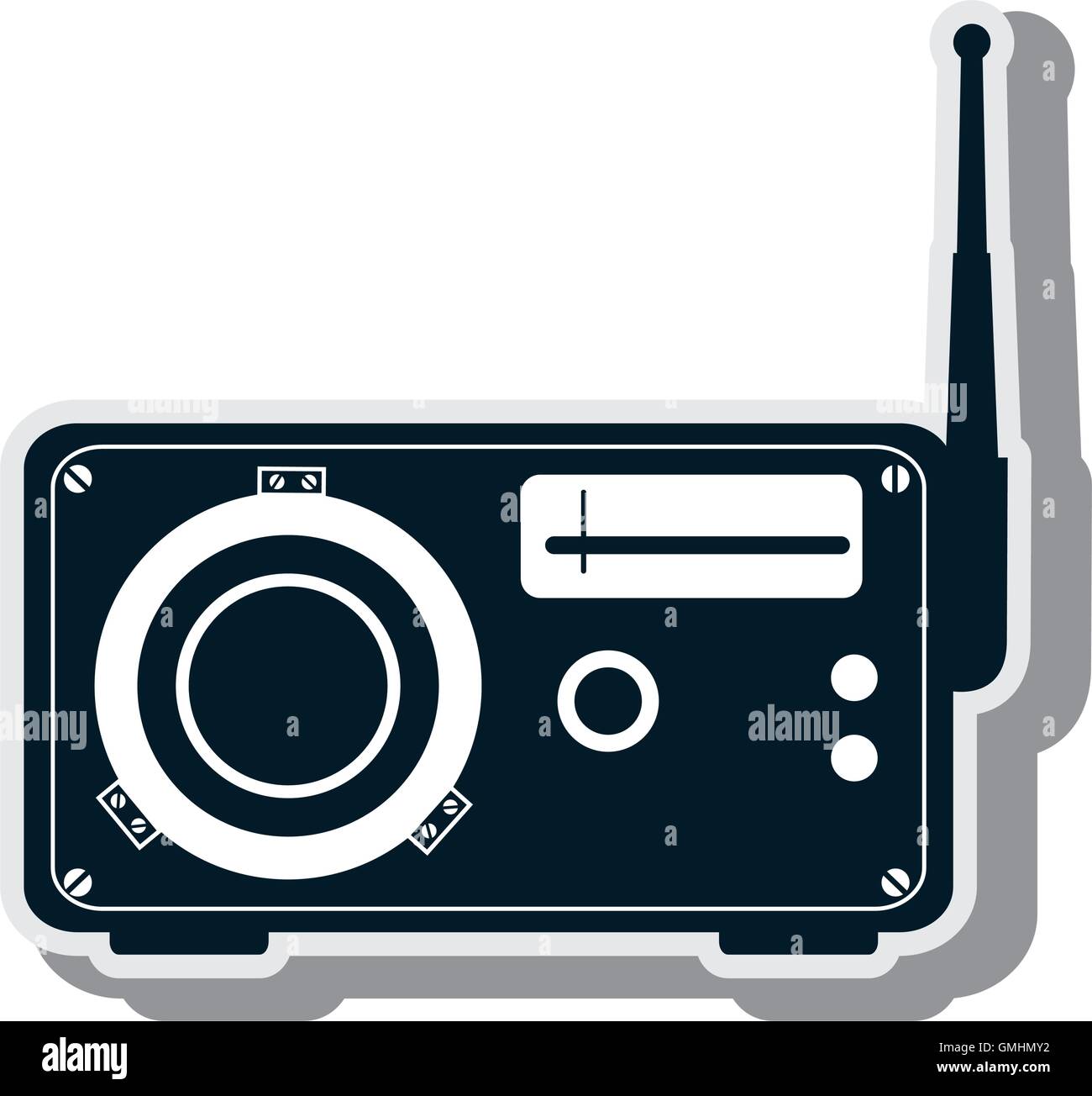 old stereo radio Stock Vector Image & Art - Alamy
