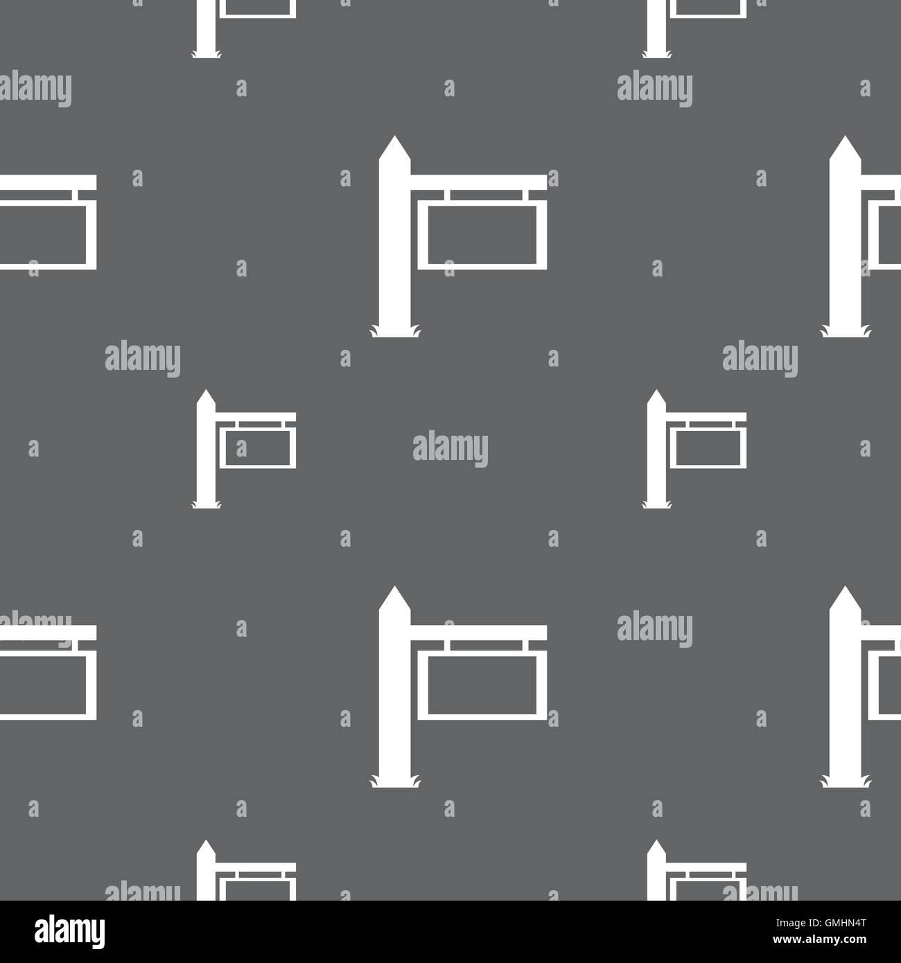 Information Road Sign icon sign. Seamless pattern on a gray background ...