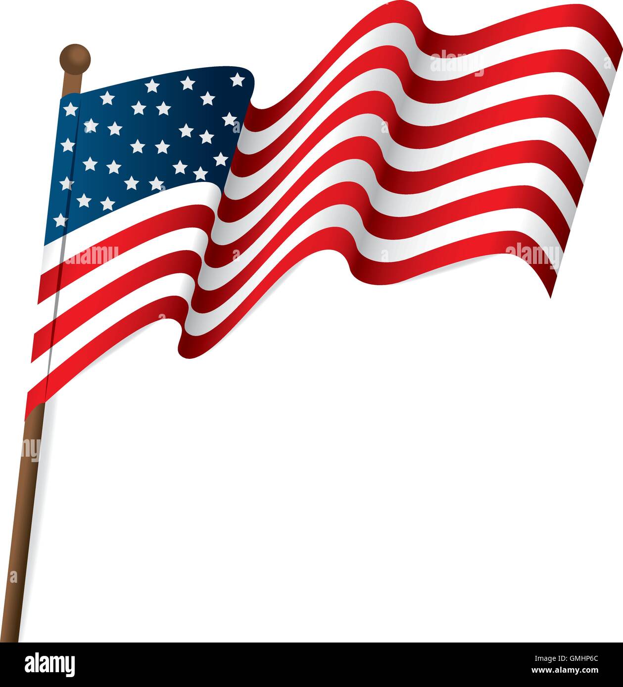 Usa Flag Waving Stock Vector Image Art Alamy Usa Flag Waving Stock Vector Image Art Alamy
