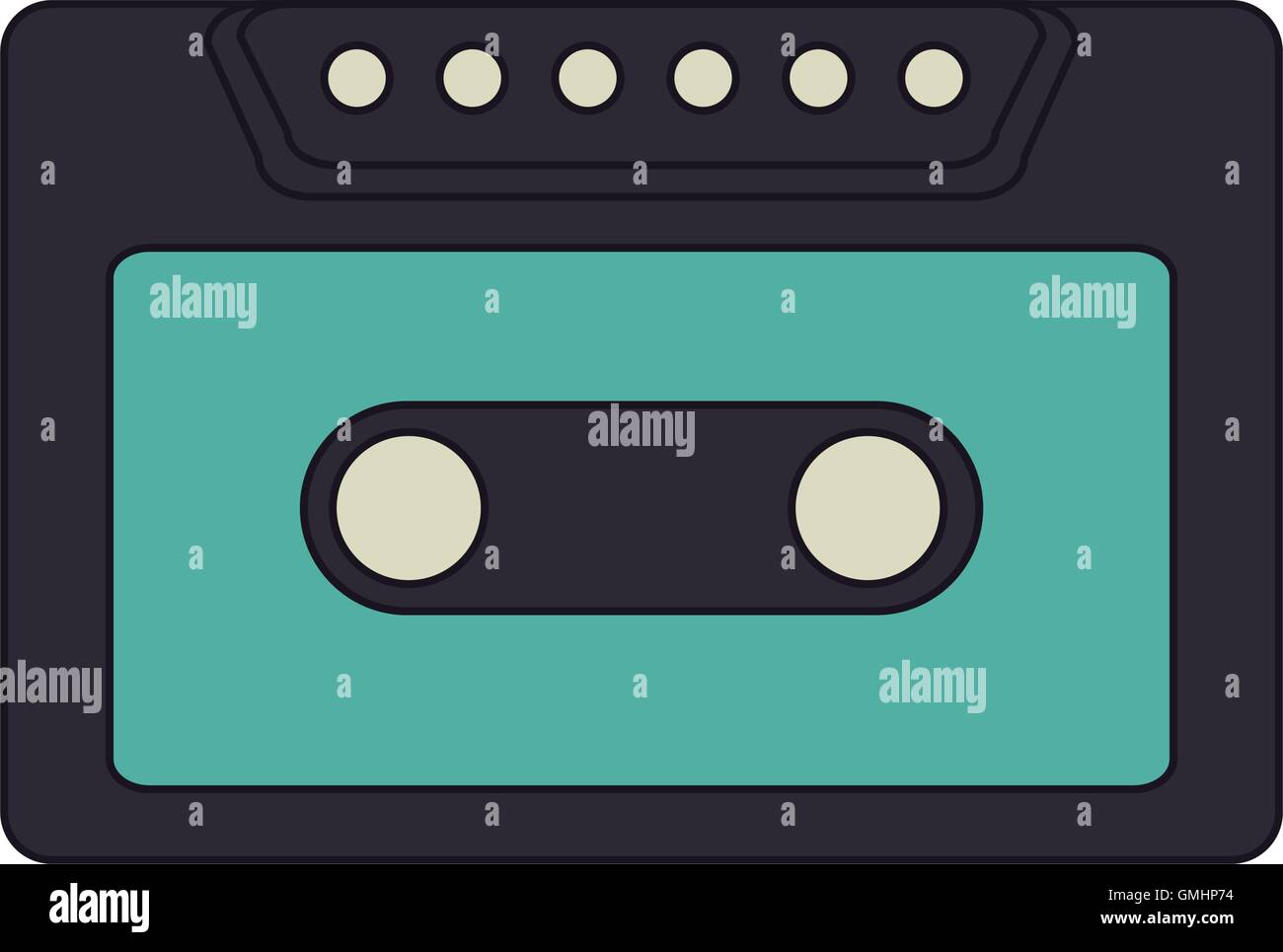 stereo cassette vintage Stock Vector Image & Art - Alamy