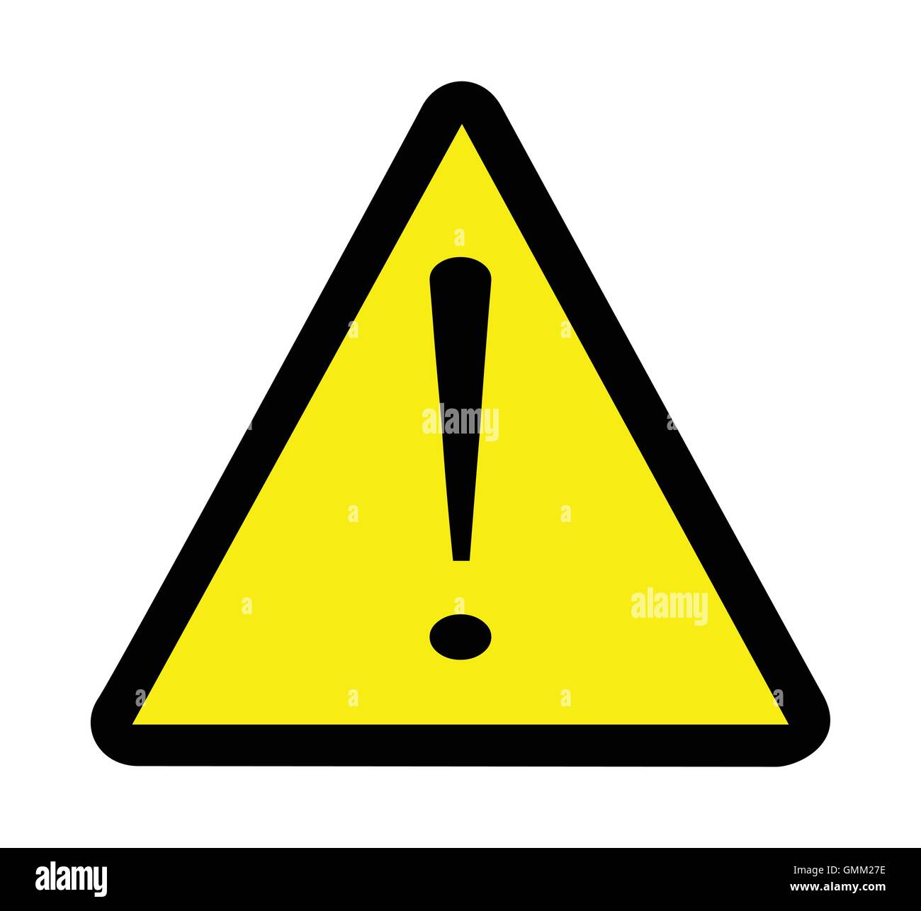 Warning Sign And Exclamation Stock Photos & Warning Sign And