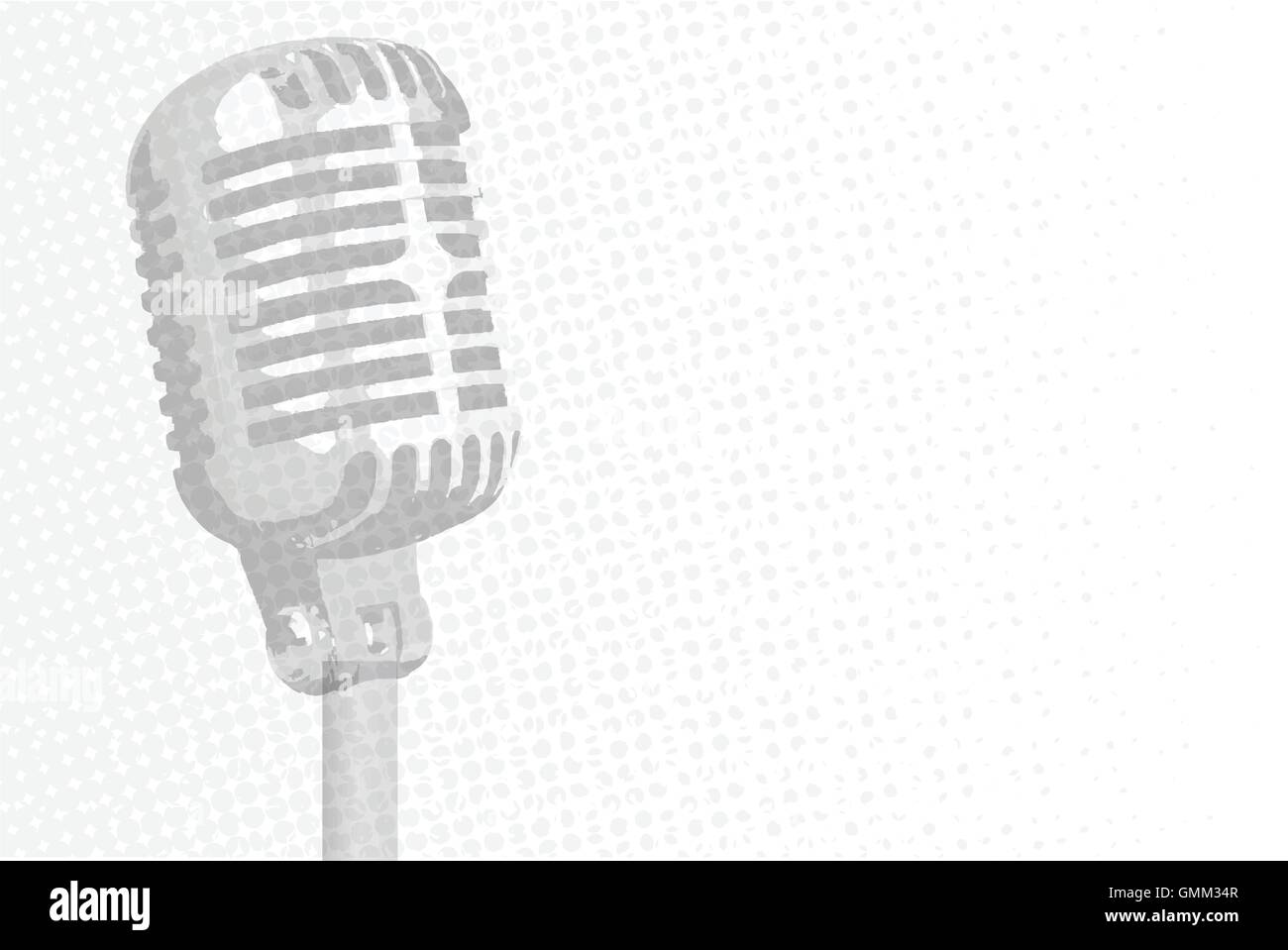 Grey Microphone Background Stock Vector Image & Art Alamy