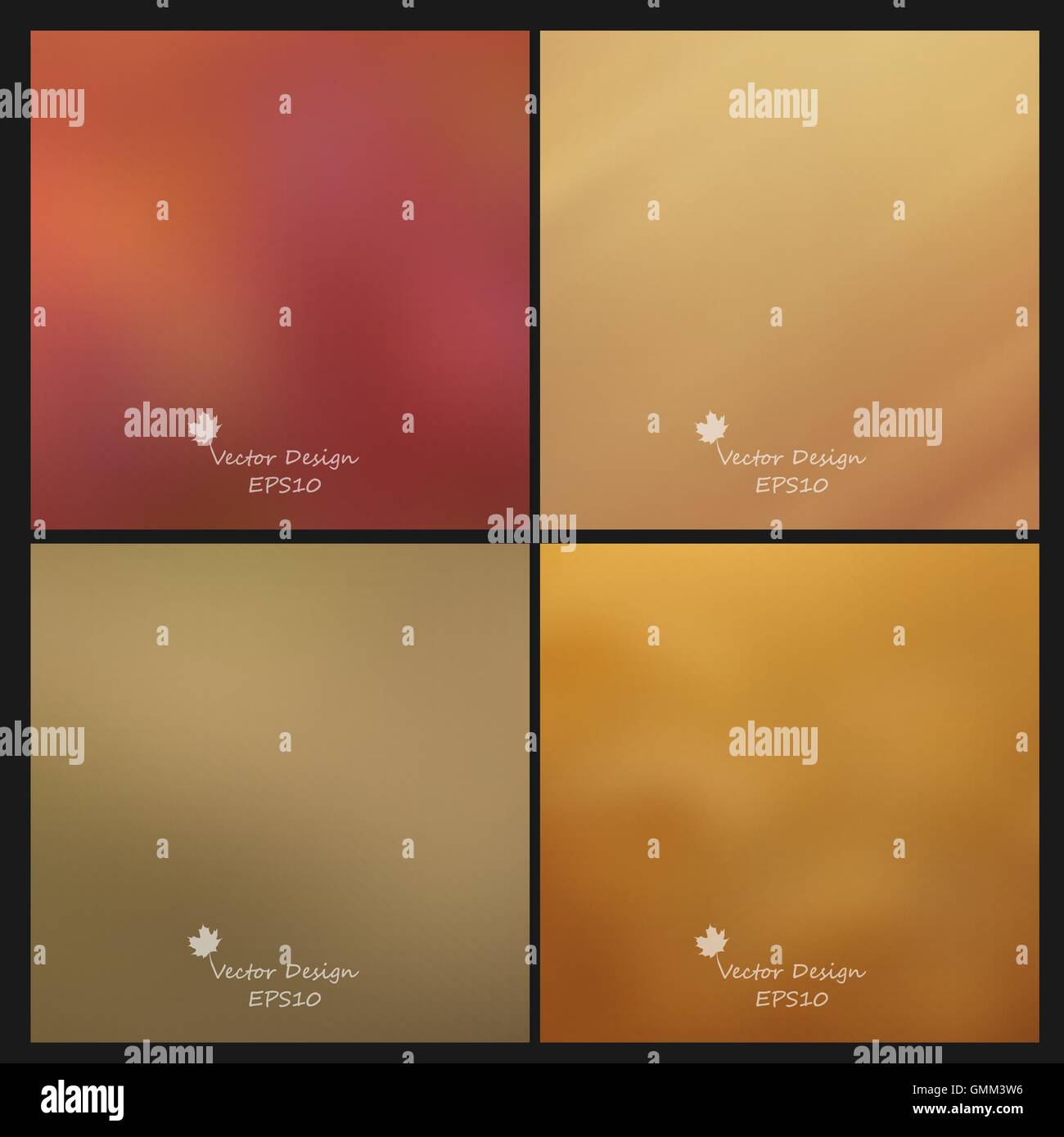 blurred vector backgrounds set Stock Vector Image & Art - Alamy